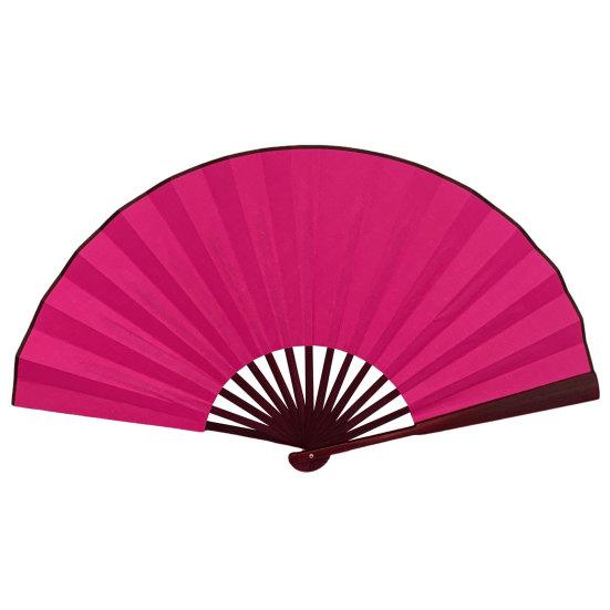 Folding Fan Smooth Opening Solid Color Decorative Bamboo Frame 10 Inches Chinese Style Handheld DIY Blank Fan Home Decor