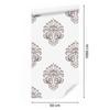 Ornaments Wallpaper for Living Room and Bedroom 50x1000