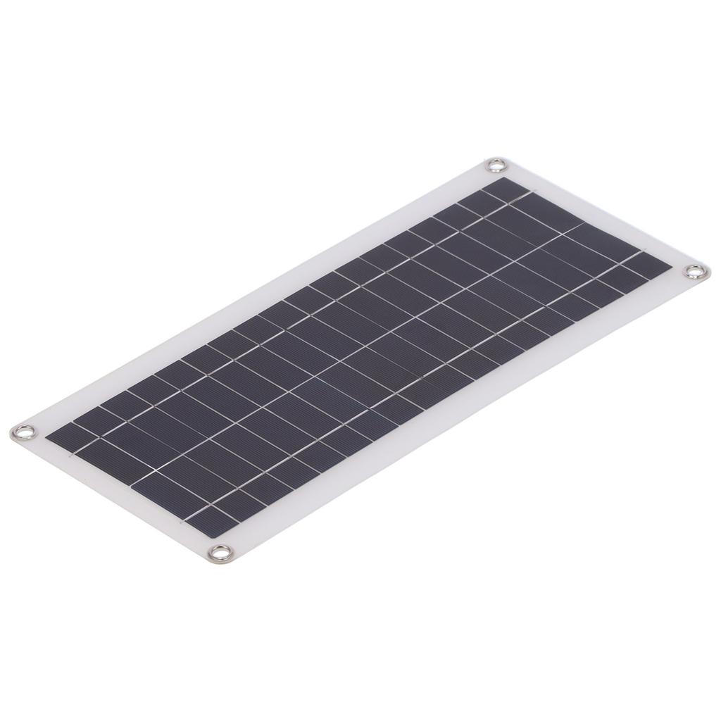 20W Flexible Polycrystalline Solar Panel Dual USB Solar Charger for Solar Street Lamp Car Battery