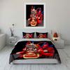 Opera-themed warrior character. Bedding sets Duvet cover sets Duvet covers Pillowcases(1*Duvet Cover 2*Pillowcases without duvet insert)