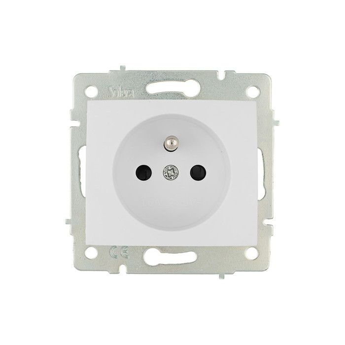 Base Bipolaire 16a 250v Avec Prise Française S.Europa Solera Erp60f