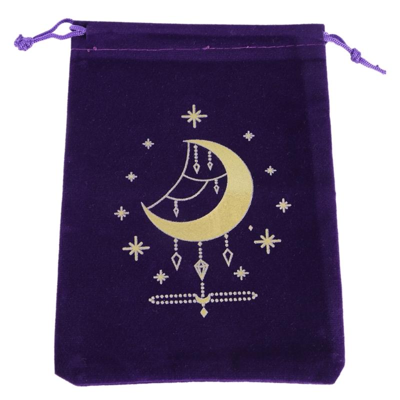 Würfel Aufbewahrungstasche Samt Tarot Kordelzugtasche Brettspiel Karten Kordelzugtasche Schmuck Runen Beutel Organizer