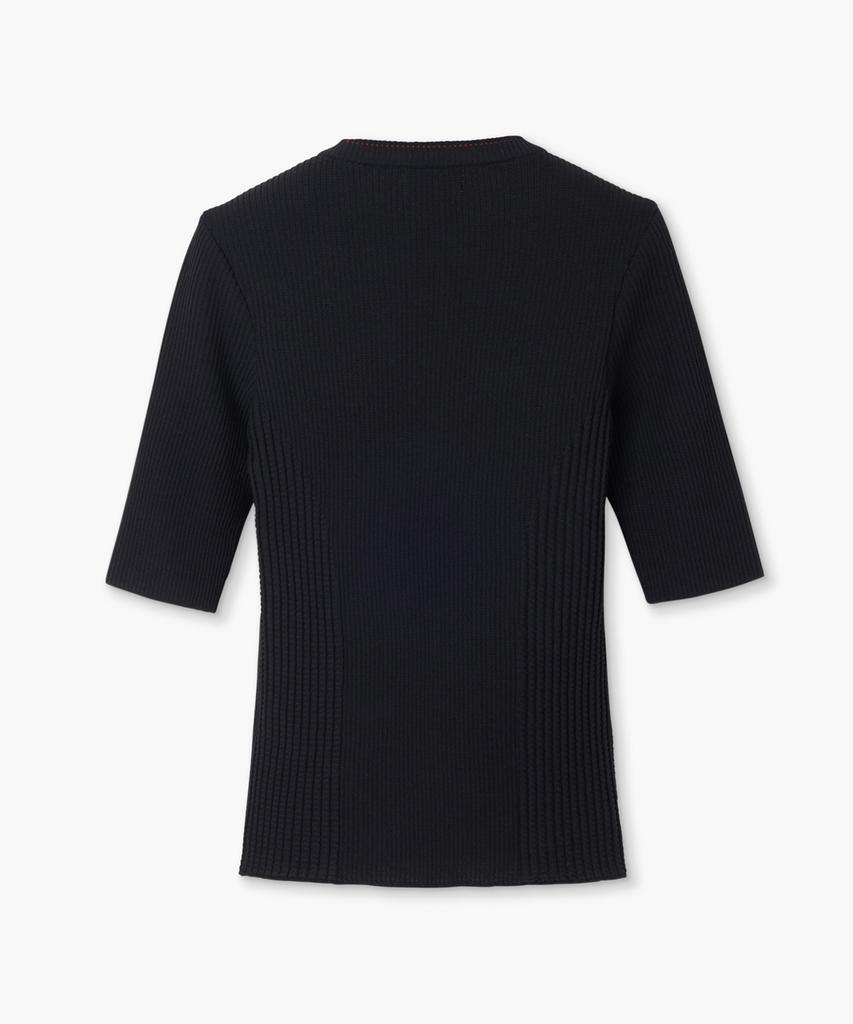 Beulipinggolpeu Women'S Round Neck Sweater_Black