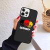 Germany Flag National Emblem Phone Case for iPhone 17 Air 16 PRO MAX 15 14 PLUS 11 12 13 Back Cover Fundas Shell
