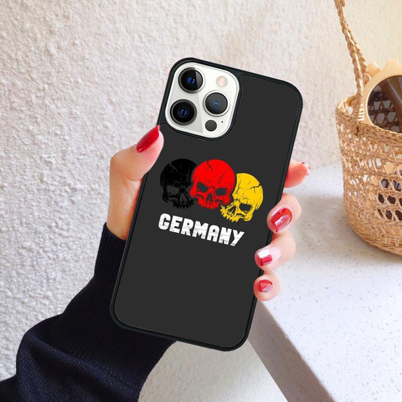 Germany Flag National Emblem Phone Case for iPhone 17 Air 16 PRO MAX 15 14 PLUS 11 12 13 Back Cover Fundas Shell