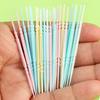 Safe Toothpicks Two Head Design Fin Tip  Tooth Cleaners For Dental Care Travel Friendly Plastic Cleaning Tool 1pc