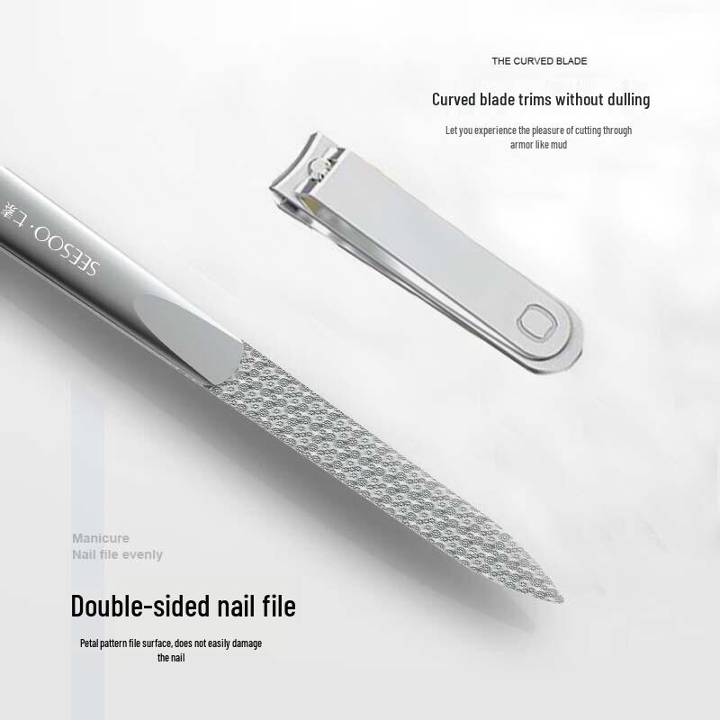 Qisu Mini 2-Piece Nail Clipper Set