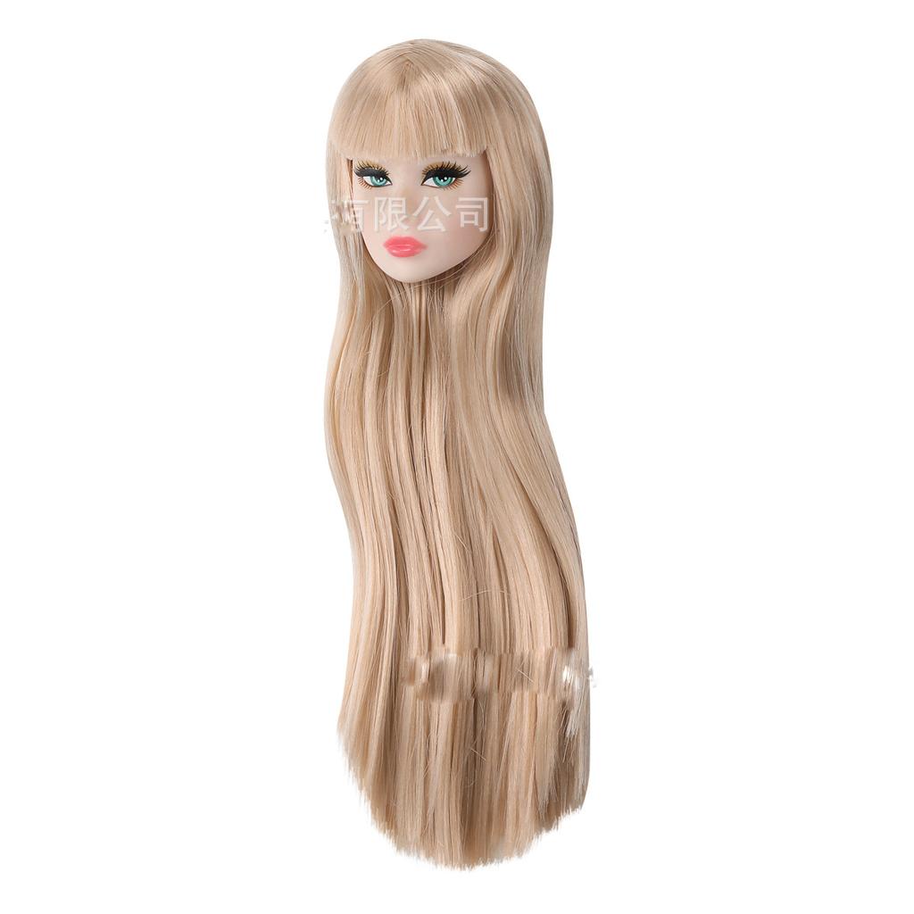 Doll Fashion Head 1/6 Supermodel Doll Makeup Face Curly Hair Toy Joint Movable White/Normal/Black Skin Body+Head Doll Accessorie