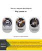 Mini Stainless Steel Fishing Reel – All-Metal Design for Raft, Ice, and Surf Fishing.