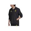 Adidas Juventus Football Training Track Jacket With Fold-Down Collar Men Outerwear Black GR2909