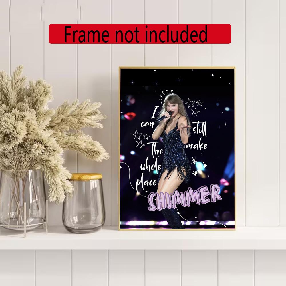 Taylor Swift 5D Diy Diamond Paintings Mosaic Wall Round Diamond Art Painting Kits Embroidery Crystal Accessories Frameless