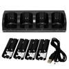 4 Ports Game Console Controller Charging Dock Station for Nintendo Wii U/Wii