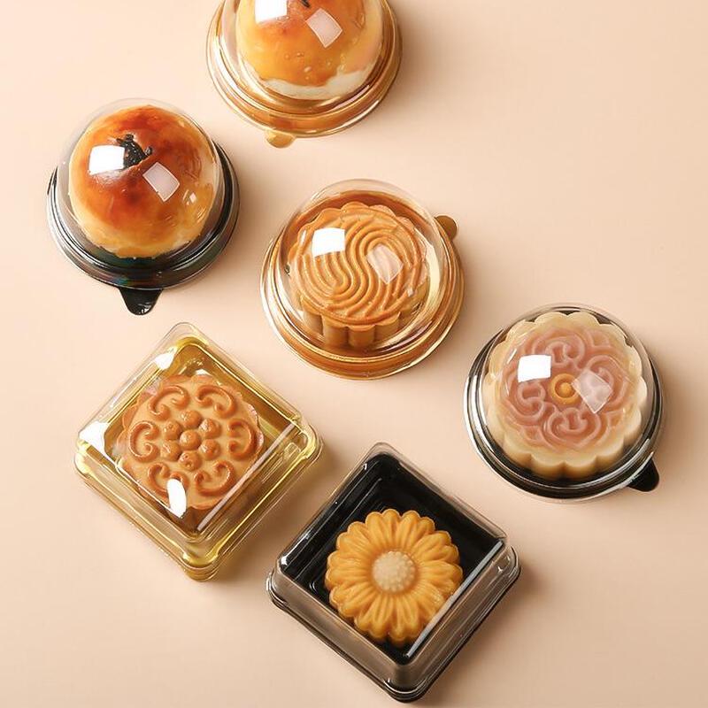De Ou Xing Guang Square Mooncake Boxes, 100-Pack