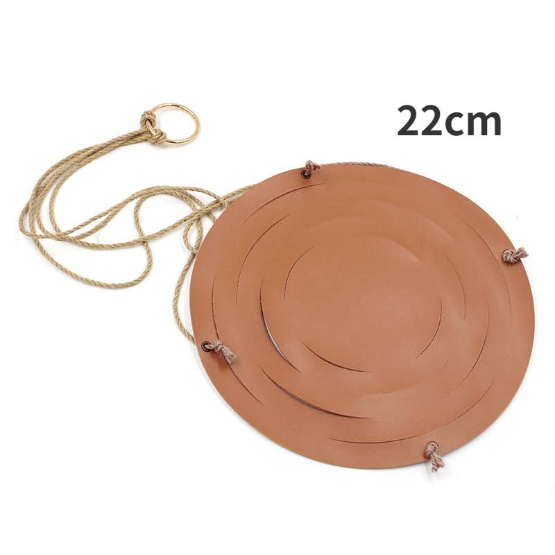 

1pcs PU Plant Potted Leather Hanging Basket Indoor Wall Mounted Plant Rack Succulent Green Plant Flowerpot Leather Tray