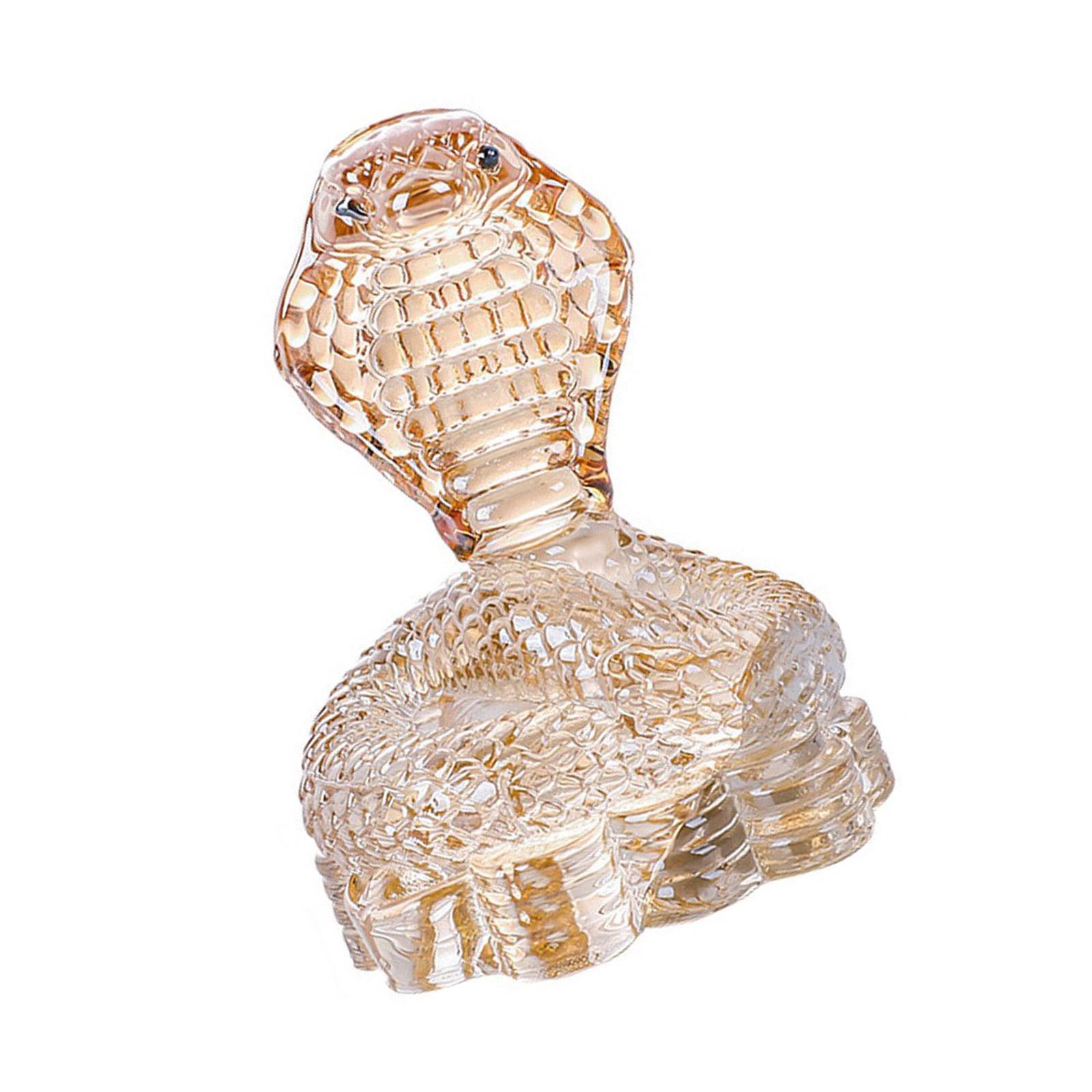 

Статуэтка 2025 года Змеи, хрустальная статуэтка змеи, коллекционное украшение, китайская настольная полка, новогоднее украшение 4