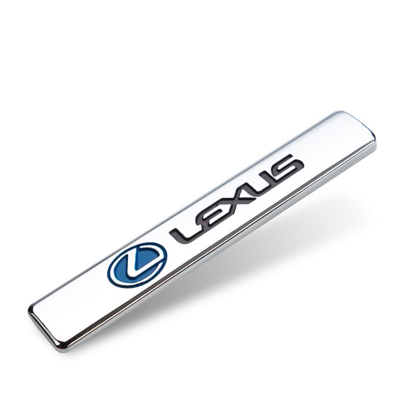 Kovová samolepka s logem vozu na blatník, kufr, dekorativní příslušenství pro Lexus F-SPORT ES RX NX LS UX LM LX GX LC RZ IS CT GS RC HSYR7