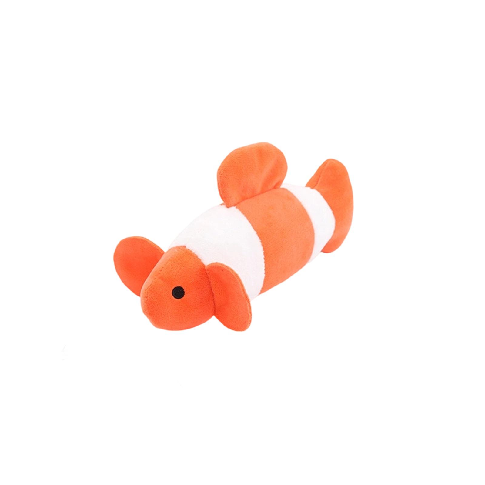 

Assorted Ocean Series Catnip Plush Toys Set - Cute Whale Crab Shaped Chew Resistant Teething Toys For Indoor Cats Interactive Pet Play Accesso One Size помаранчевий