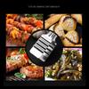 1pc  Stainless Steel Food Tongs Barbecue Non-Slip Non-Stick Steak Clamp Cooking Tool BBQ Food Tongs Kitchen Accessories