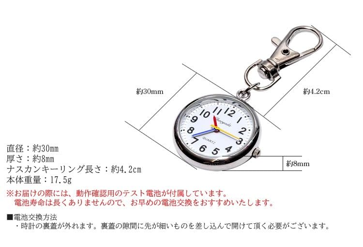 KOYOKOMA Nurse Inverted Watch Simple Naskan Men’s & Women’s Backpack Bag Point Silver and Colorful