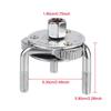 Adjustable 3 Jaws Oil Filter Wrench 2-Way Repairing Tool Auto Car Spanner Remover - Durable Mechanics Gear