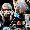 50PCS Cartoon Ocean Animal Stickers, Cute Shark 3D Marine Animal Stickers for Decor