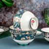Tang Hui Nordic Green Wilds Bone China Dinnerware Set