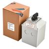 Heschen Universal Rotary Cam Selector Changeover 660V 3 Three Phase 12 with Master Switch Outer Box Switch, SZW26-63/D303.3D, 63A, ON-OFF-ON Position,