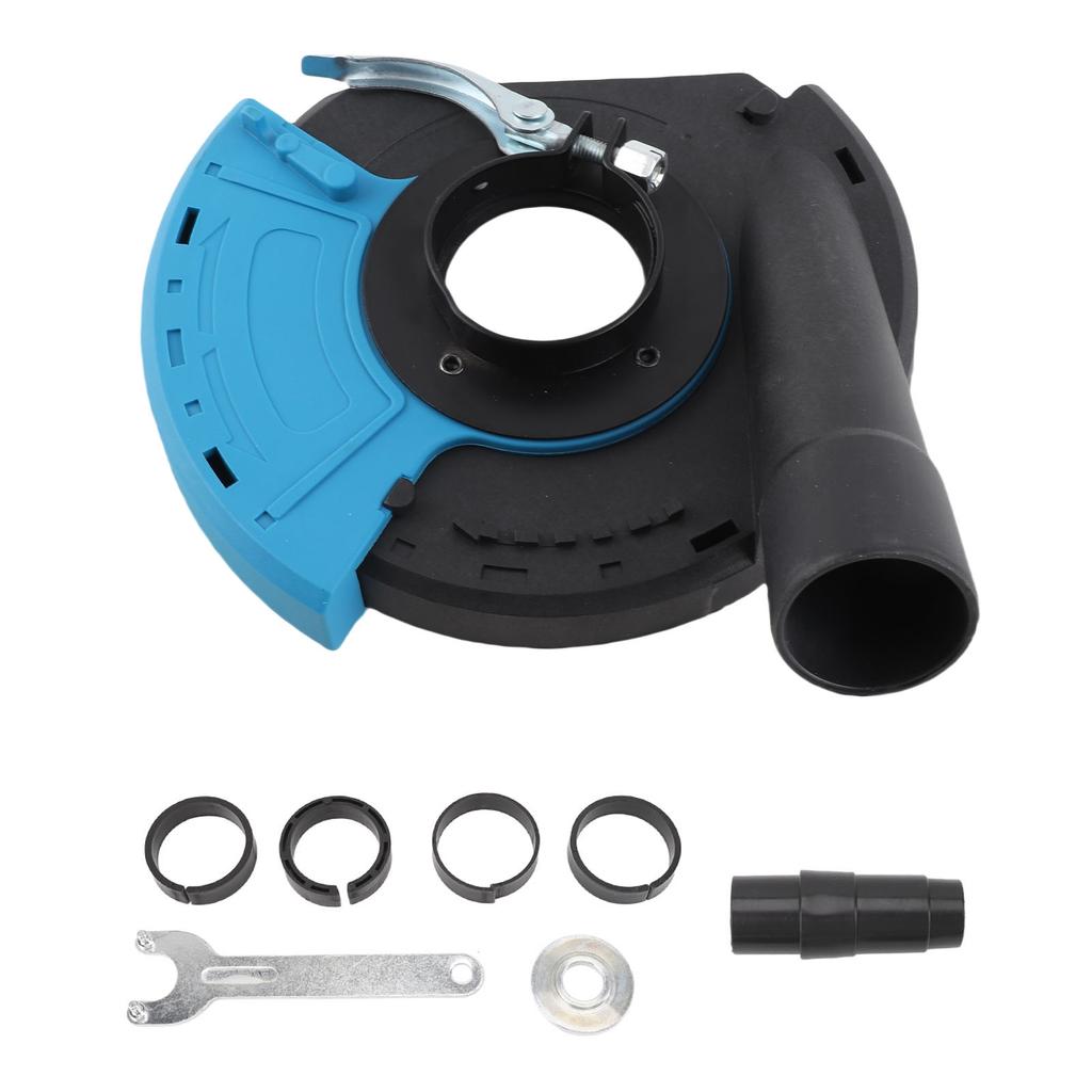 Angle Grinder Grinding Dust Shroud Blue Black 5inch Multifunctional Angle Grinder Dust Collector For Grinding Stone