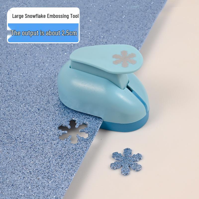 Children's DIY Embossing Machine: Easy Large Flower Punch for Kindergarten Craft and Paper-Cutting Projects