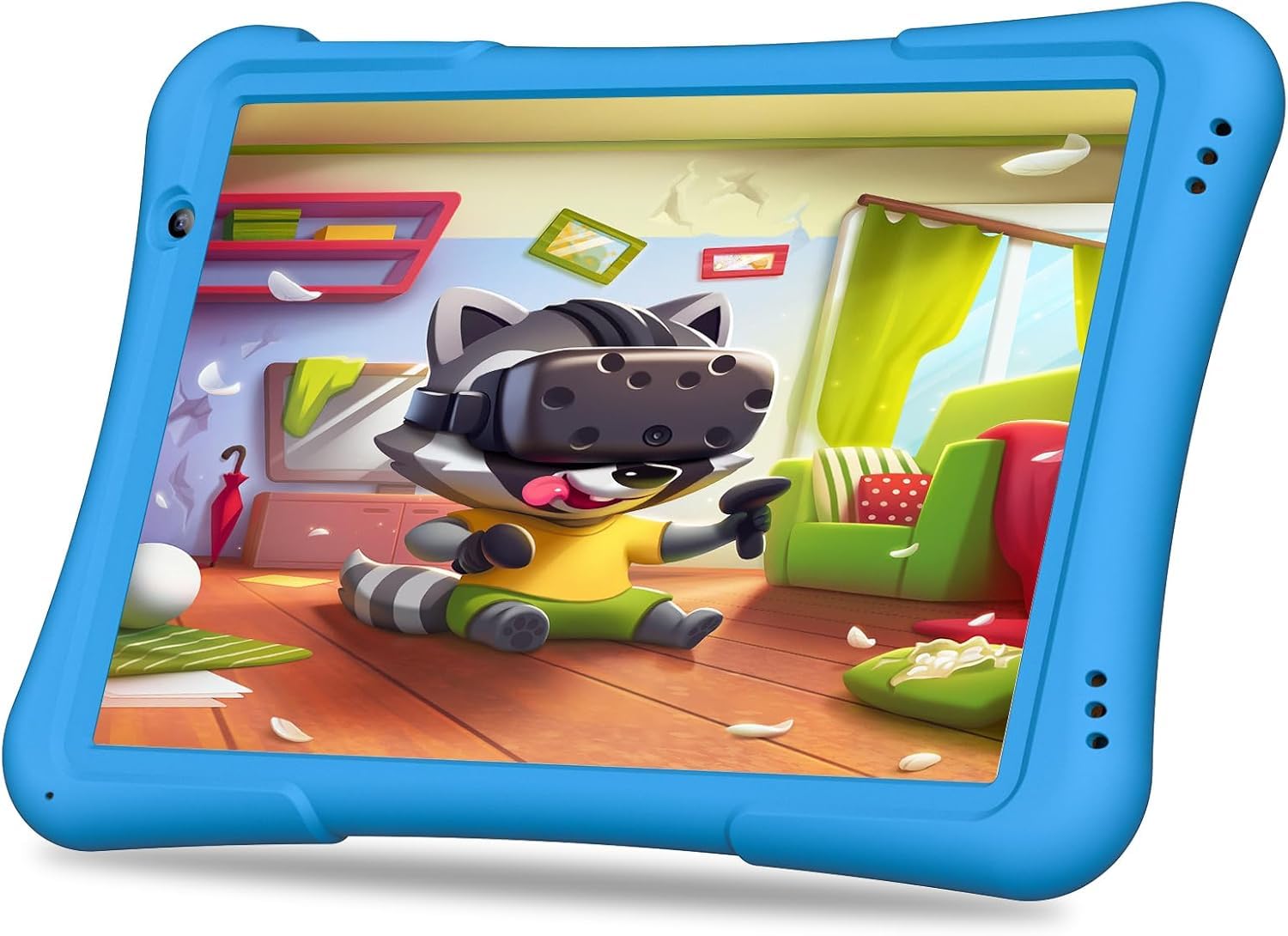 

PRITOM Дитячий GMS YouTube Kids Google Android 32 ГБ Великий IPS 6000 мАг 10-дюймовий Планшет, Сертифікований, & Простір, 14, ROM, Дисплей, Bluetooth, (синій) синій