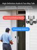 9MP V380 Wireless Outdoor WiFi Camera with Three Lenses and Full-Color 4G HD Monitoring