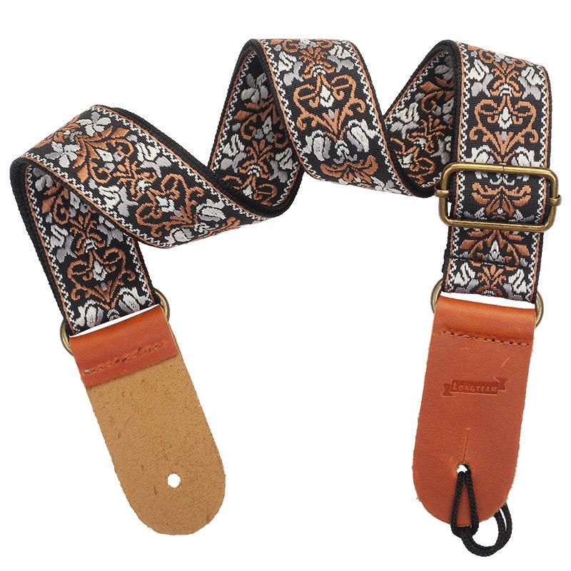 Langting Embroidered Ukulele Shoulder Strap