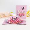 New 3D Happy Birthday Card Pop Up Four-Layer Birthday Cake Gift Card Foldable Best Wishes Mother's Day card Birthday Party