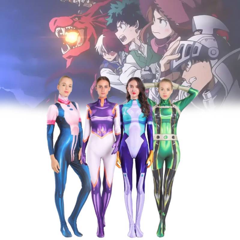 My Hero Academia Cosplay Costume For Kids And Adults With Polyester Fabric For Halloween And Stage Shows