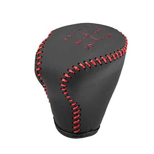 

Крышка ручки переключения передач ABSOPRO Отделка рычага автоматической коробки передач для Hyundai Elan tra 2004-2011 Искусственная кожа Черный Красный