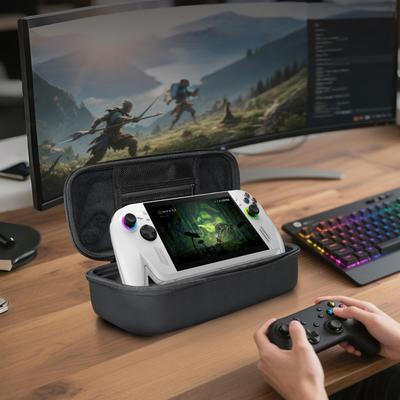 For ROG XBOX Ally Game Console Storage Case 3 In 1 Portable Travel Organiser Shockproof Console Storage Bag Gaming Accessories