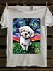 S Funny Maltese Poodle Dog Print T-shirt