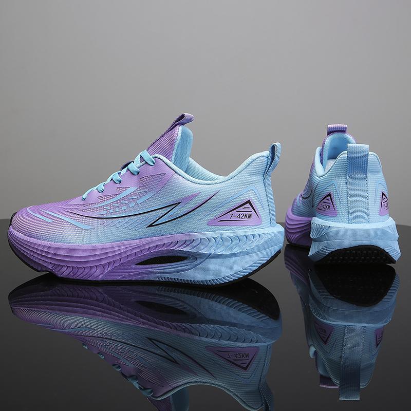 Men'S Sports Shoes Carbon Plate Running Shoes Male Marathon Sneakers Racing Shock-Absorbing Athletics Training Shoes For Women