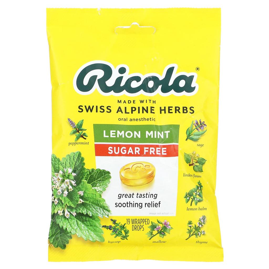 Oral Anesthetic, Sugar Free, Lemon Mint, 1.1 Mg, 19 Packets