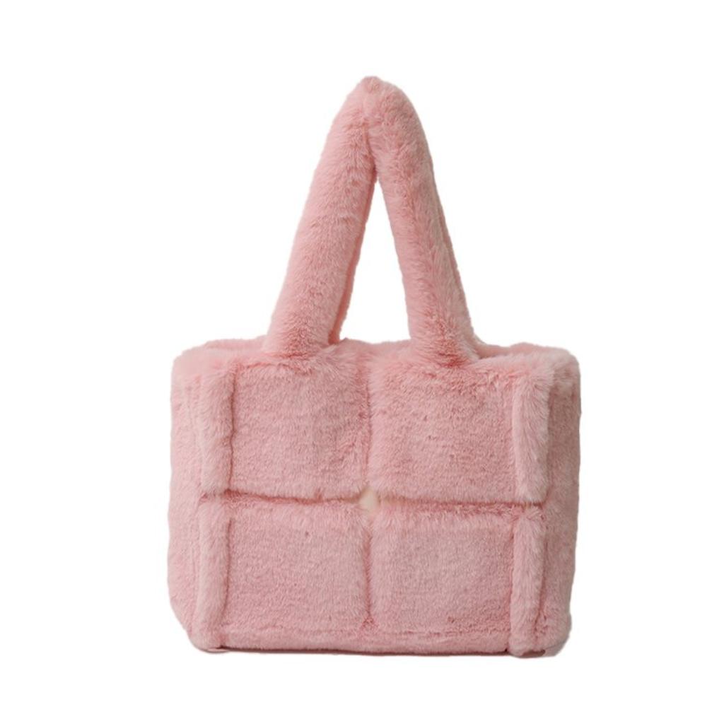Tote Bag Women Fur Large Capacity Daily Commute