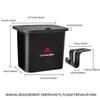 Car Interior Backseat Organizer Box Hanging Trash Can Storage Case For Citroen C1 C2 C3 C4 C5 C6 C8 C4L DS3 DS4 DS5 DS5LS DS6 DS