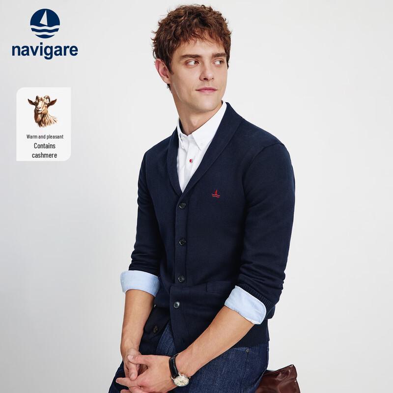 

Navigare Men s Shawl Collar Knit Cardigan M/48