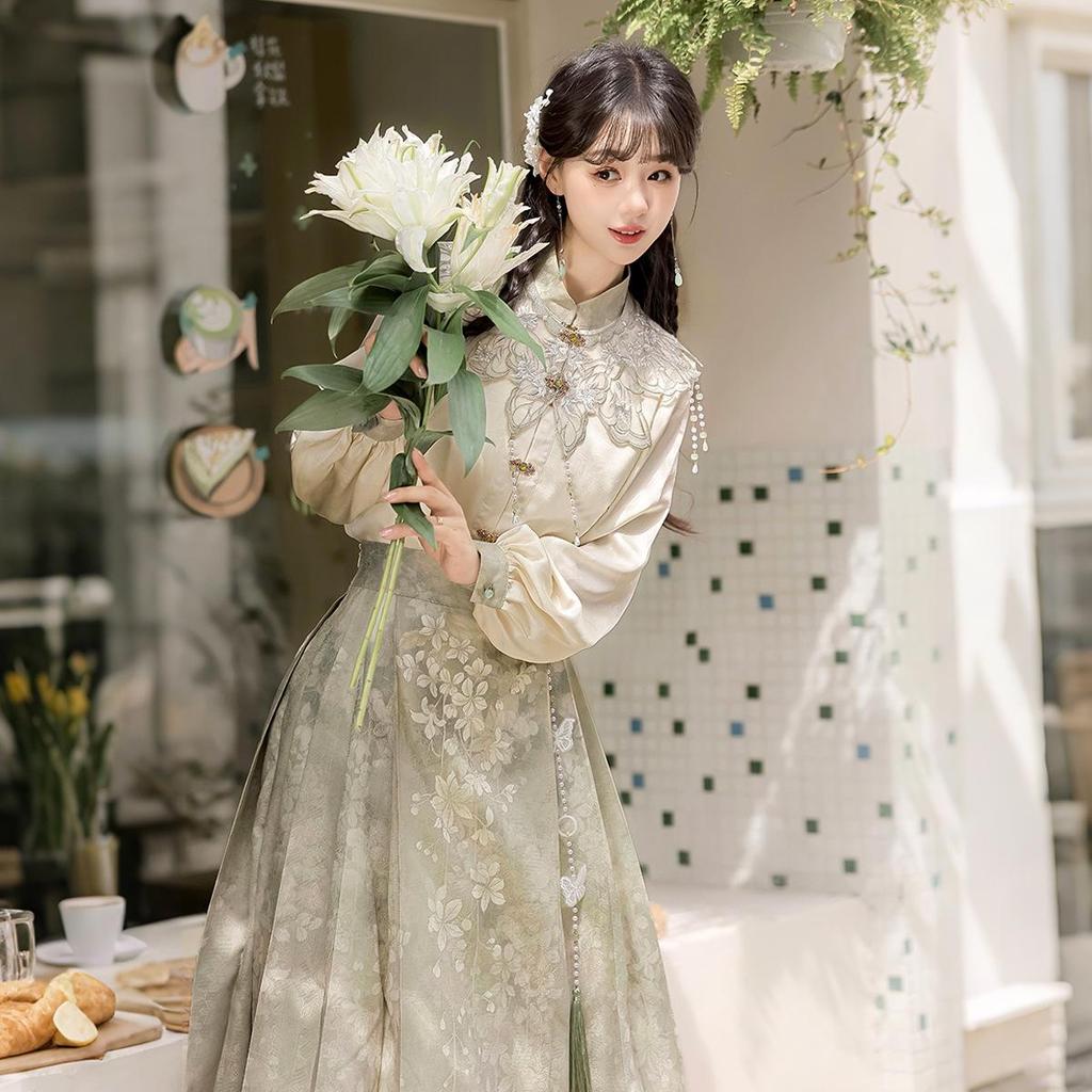 Original Jasmine Hanfu - Women's Chinese-Style Dress Set