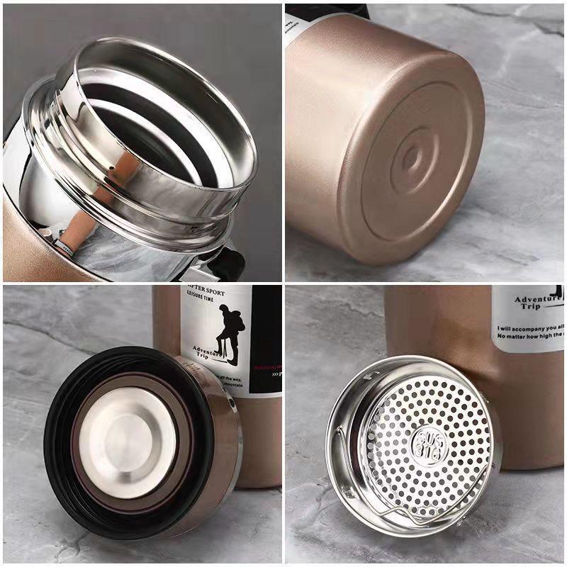 Stainless Steel Thermos Cup - Stylish Outdoor Sports Water Bottle | Portable Travel Gift Cup