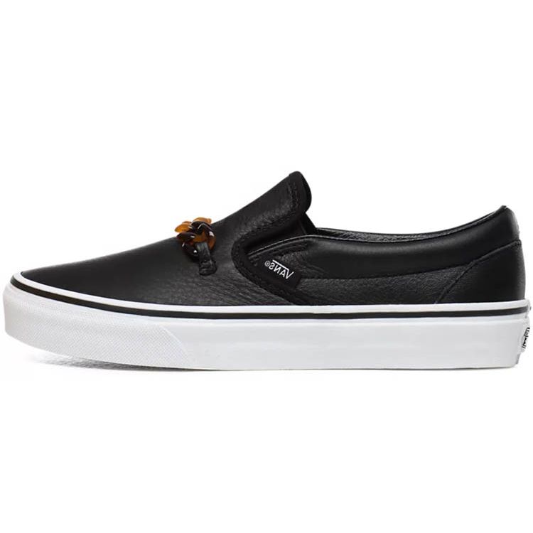 Vans Slip-On Series Comfortable Versatile Low-Top Skate Shoes Women Sneaker Black VN0A4U38WVI