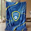 Coperta in Flanella con Stampa Leeds United, Morbida Calda Leggera Coperta da Divano Letto Campeggio