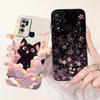 For Vivo Y30 1938 Case Y50 1935 Luxury Flowers Kawaii Cute Funny Painted Silicone Shockproof Phone Case For Vivo Y50 Back Cover