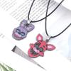Anime Game FNAF Freddy Necklace Foxy Bonnie Animal Doll Figures Pendant Necklace Jewelry Accessories Kids Gift