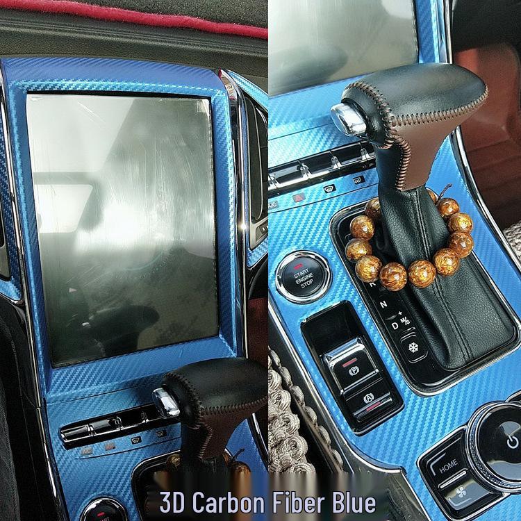 Cheetah CS9 Carbon Fiber Gear Shift & Console Decor Stickers