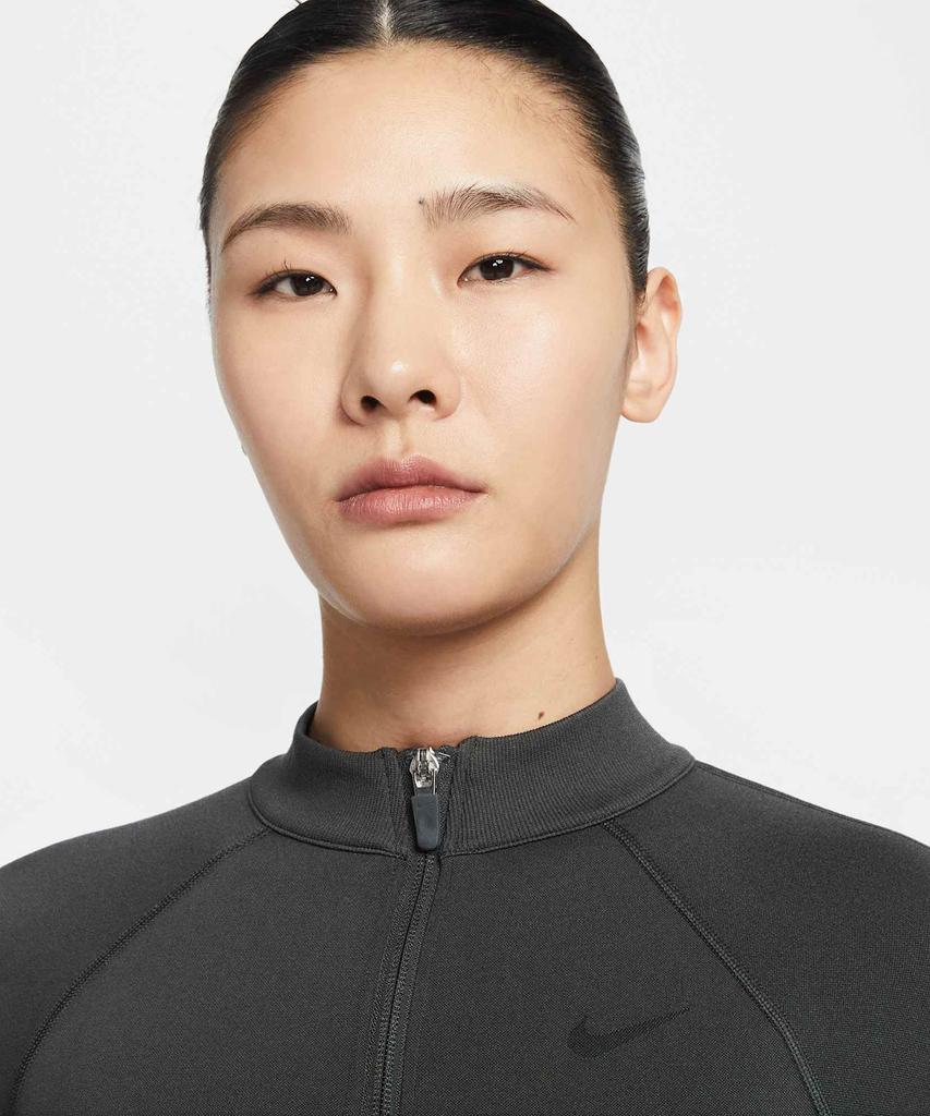 NIKE Pro Full-Zip Training Top W - Dark Smoke Grey / Io4467-070